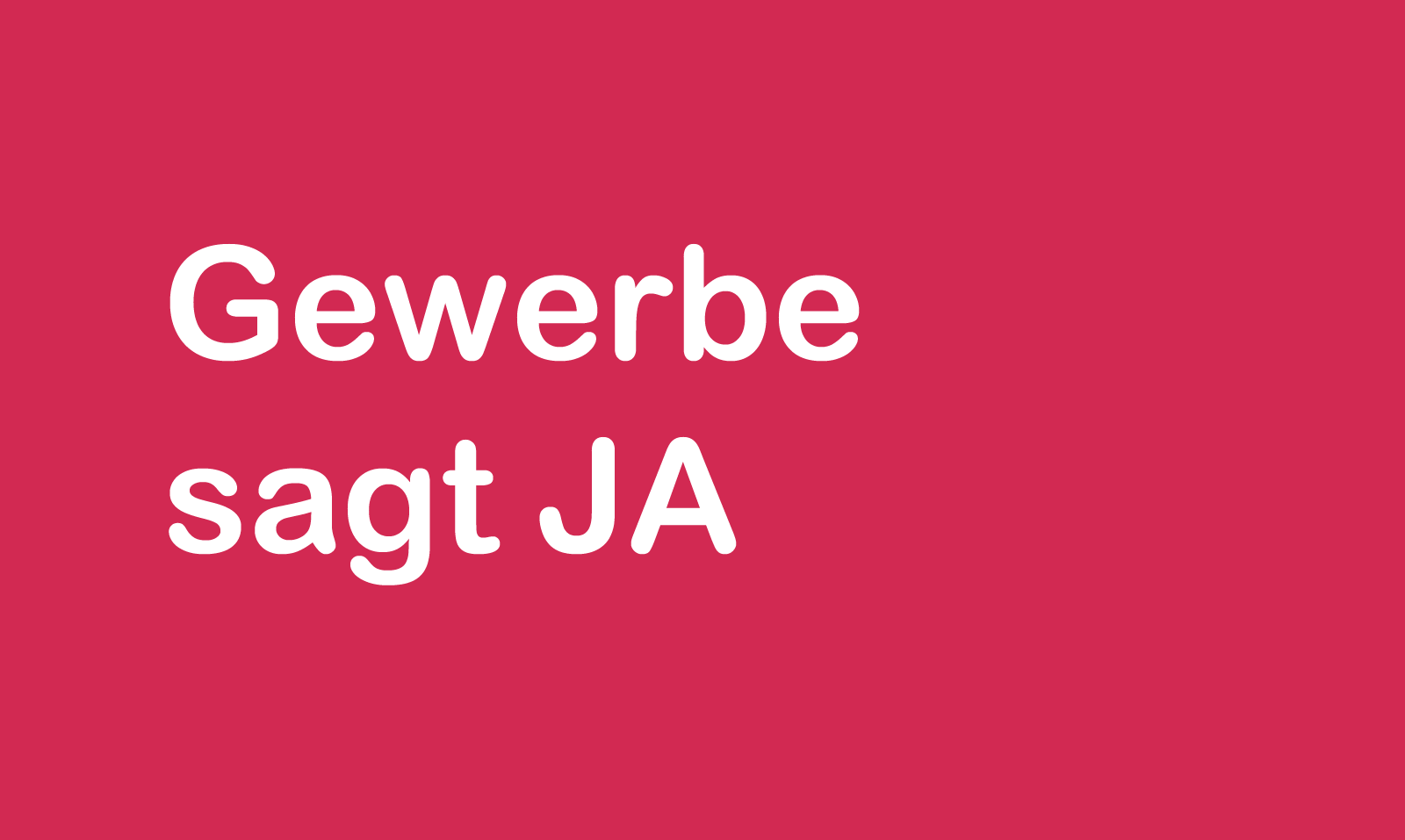 Das Gewerbe der Stadt St.Gallen fasst die «JA»-Parole